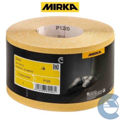 ROTOLO-MIRKA-ESOLVER.jpg Mirka 2351100112 Rotolo Abrasivo Gold 115x50 Gr120